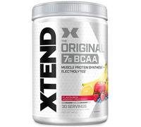 Poudre XTEND Original aux BCAA - jus de fruit | complément alimentaire aux acides aminés ramifiés | 7 g de BCAA + électrolytes pour récupération et hydratation | 30 portions