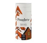 Poudrée Paris - Bougie en Perles de Cire 500g | Bougie Rechargeable, Élégante & Réutilisable | Kit avec Mèches - Fabrication Made in France (Weekend à Megève)