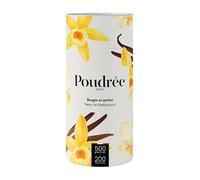 Poudrée Paris - Bougie en Perles de Cire 500g | Bougie Rechargeable, Élégante & Réutilisable | Kit avec Mèches - Fabrication Made in France (Trésor de Madagascar)