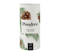 Poudrée Paris - Bougie en Perles de Cire 500g | Bougie Rechargeable, Élégante & Réutilisable | Kit avec Mèches - Fabrication Made in France (Cèdre du Li)