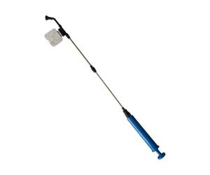 Poudreuse Pulvérisateur Extérieur Avec Lance Télescopique | Poudreuse De Jardin Push-Pull Avec Réservoir Transparent Pour Arrière-Cour Patio Serre Verger Ferme Agriculture