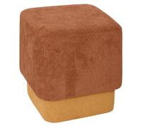 Pouf 2 en 1 "Doki" 41cm Ambre & Ocre
