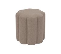 Atmosphera - Pouf The Floral 38x40cm Beige