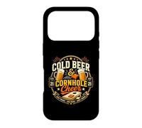Pouf Amusant avec bière Froide et Cornhole Cheer Coque pour iPhone 17 Pro