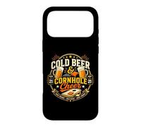 Pouf Amusant avec bière Froide et Cornhole Cheer Coque pour iPhone 17 Pro Max