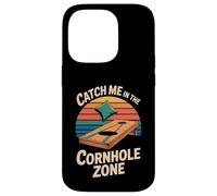 Pouf Amusant Catch Me in The Cornhole Zone Coque pour iPhone 14 Pro