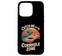 Pouf Amusant Catch Me in The Cornhole Zone Coque pour iPhone 15 Pro Max