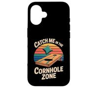Pouf Amusant Catch Me in The Cornhole Zone Coque pour iPhone 16