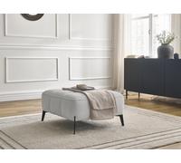 Pouf ANIS tissu bouclette gris clair BOBOCHIC Gris clair