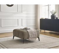 Pouf ANIS tissu texturé taupe BOBOCHIC Taupe