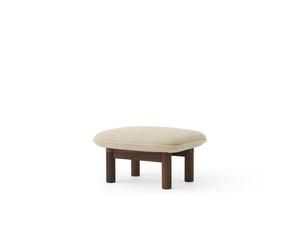 Pouf Audo Brasilia Noyer/ Bouclé