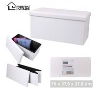 Pouf Avec Coffre De Rangement Pliable