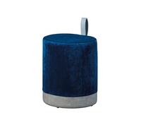 Pouf avec Lanière Bleu et Gris - OPALE -