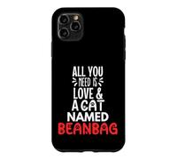 Pouf avec nom de Chat - All You Need is Love ! Coque pour iPhone 11 Pro Max