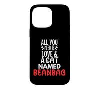 Pouf avec nom de Chat - All You Need is Love ! Coque pour iPhone 14 Pro Max