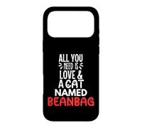 Pouf avec nom de Chat - All You Need is Love ! Coque pour iPhone 17 Pro Max