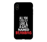 Pouf avec nom de Chat - All You Need is Love ! Coque pour iPhone XS Max