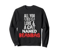 Pouf avec nom de Chat - All You Need is Love ! Sweatshirt