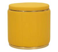 Pouf avec rangement Mauro Ferretti London Jaune 46,5x44 cm