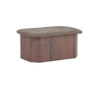 Pouf banc en MDF Todd 88 x 59 x 42 cm