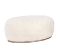 Pouf blanc Blerina