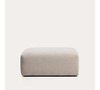 Pouf Blok en chenille beige 90x104 cm FSC Mix Credit