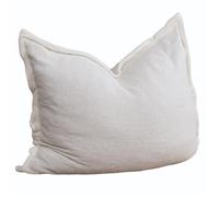 Pouf Bouclette déhoussable - 140x180 cm - Bananair - Blanc cassé