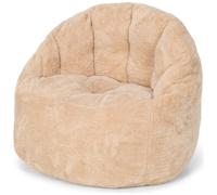 Pouf bouclette soft beige
