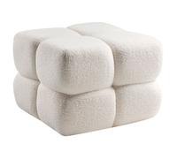 Pouf CALIENTE Bou lanc cassé