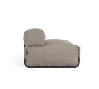 Pouf canapé modulable carré, vert, 101 x 101 cm