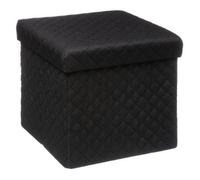 Pouf Carré Design ""Mix N'Modul"" 31cm Noir