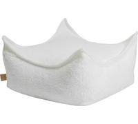 Pouf carré pour enfant Pouf pour enfant Fauteuil pour enfant, Boucle, Blanc