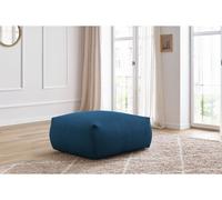 Pouf carré VOLTAIRE bleu foncé BOBOCHIC Bleu foncé
