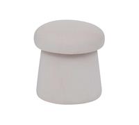 - Pouf Champignon en velours - Ivoire