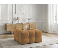 Pouf CLOUD tissu bouclette jaune BOBOCHIC Jaune