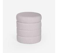 Pouf coffre bou esign cylindrique pour le salon Mugi