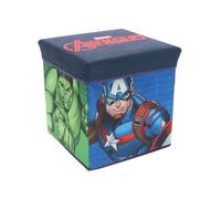 Pouf Coffre de rangement à jouets Avengers chambre enfant Marvel Titan Héro Boîte Box Bac