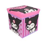 Pouf Coffre De Rangement À Jouets Kuromi Chambre Enfant Banc Malle Hello Kitty