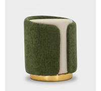 Pouf coffre design avec base en métal Havana Space Accent