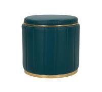 Pouf Coffre Design "London" 46cm Bleu