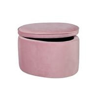 Pouf Coffre Enfant Roba Lil Sofa - Velours Doux - Rose Rose