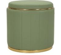 Pouf Coffre Design "London" 46cm Vert