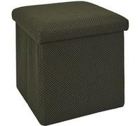 Home Deco Factory Pouf coffre HD0507 – pliable, design contemporain – Kaki 38 x 38 cm