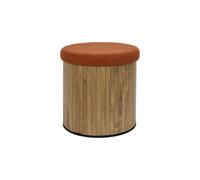 Pouf Coffre Pliable "Jules" 38cm Terracotta
