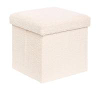 Pouf Coffre Pliable "Soana" 38cm Beige
