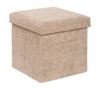 Pouf Coffre Pliable "Soana" 38cm Taupe