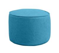 Pouf confortable - Couleur unie - Rond - Repose-pieds - Pouf décoratif avec housse amovible pour salon, chambre à coucher, salon - 40 x 30 cm