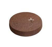 pouf Coussin futon de méditation au sol for la maison Oreiller yoga Culte Bouddha fenêtre flottant en lin(Brown,50cm)