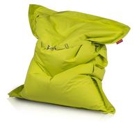 Pouf coussin géant avec sangles, siège rembourré en polyester imperméable, assise EPS, intérieur extérieur, Vert Olive Nc1, M