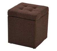 Pouf cube de rangement ottoman, banc de rangement, boîte à jouets, boîte de rangement, pouf coffre, banc à chaussures, tabouret
